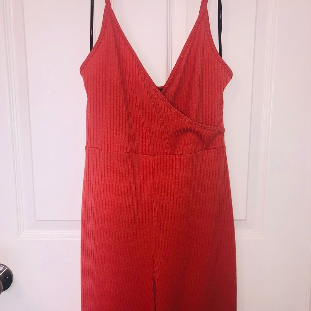 Orange Forever 21 romper - Picture 2 of 4